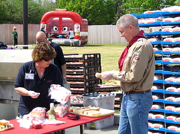 Councillor Ainslie at CPLC Picnic